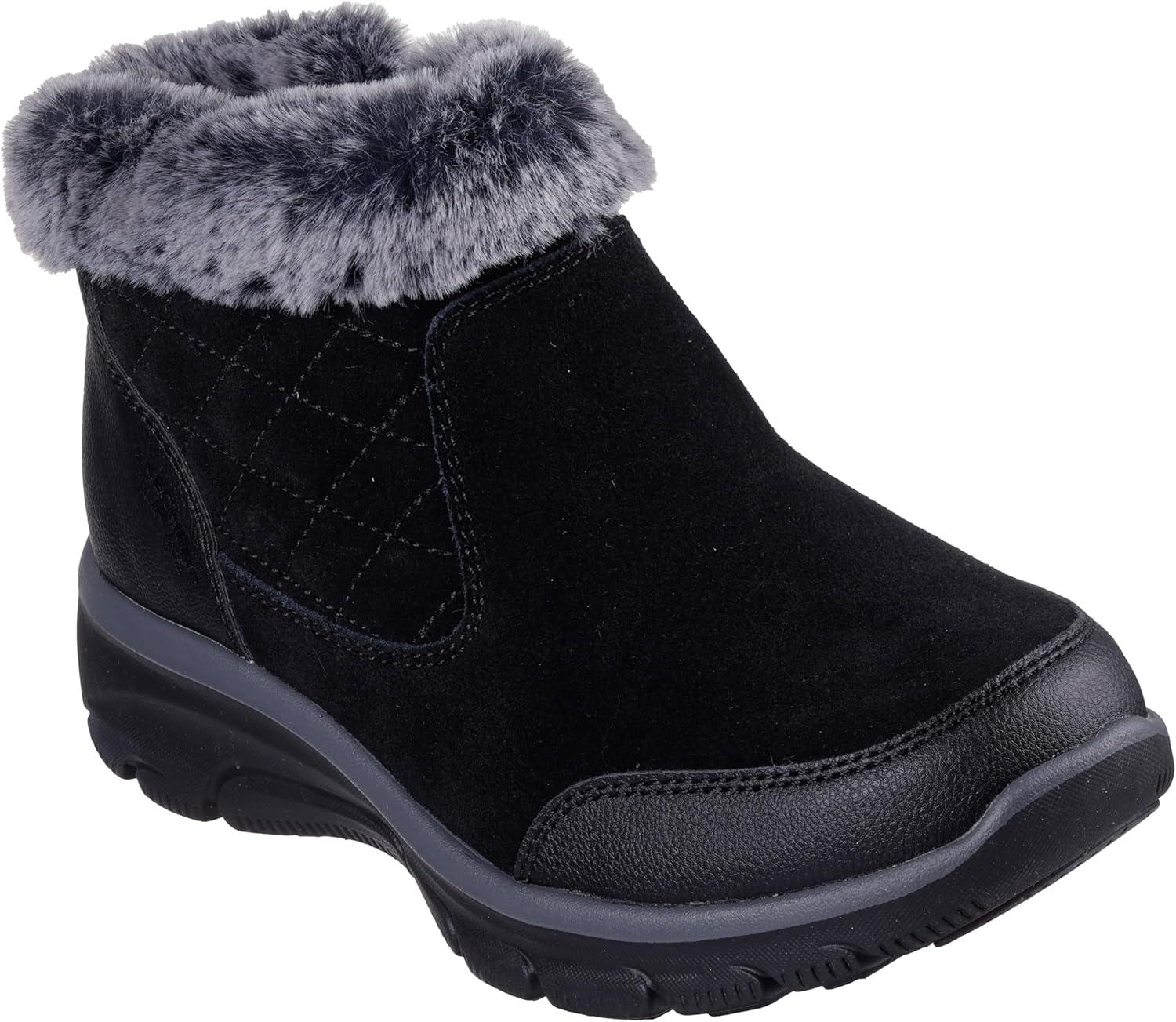 imageSkechers Womens Easy GoingSmall TownsHands Free Slipins Ankle BootBlack