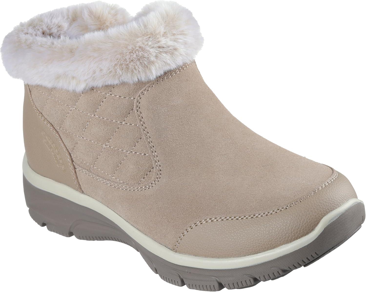 imageSkechers Womens Easy GoingSmall TownsHands Free Slipins Ankle BootDark Natural