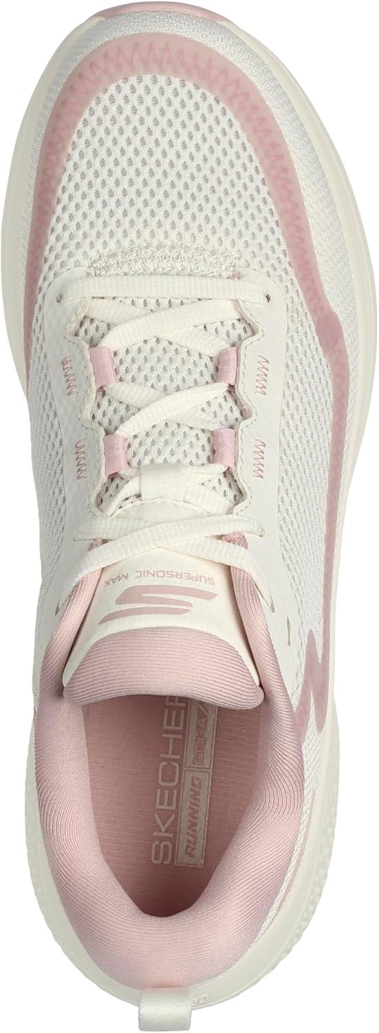 imageSkechers Womens Go Run Supersonic Max SneakerNaturalPink