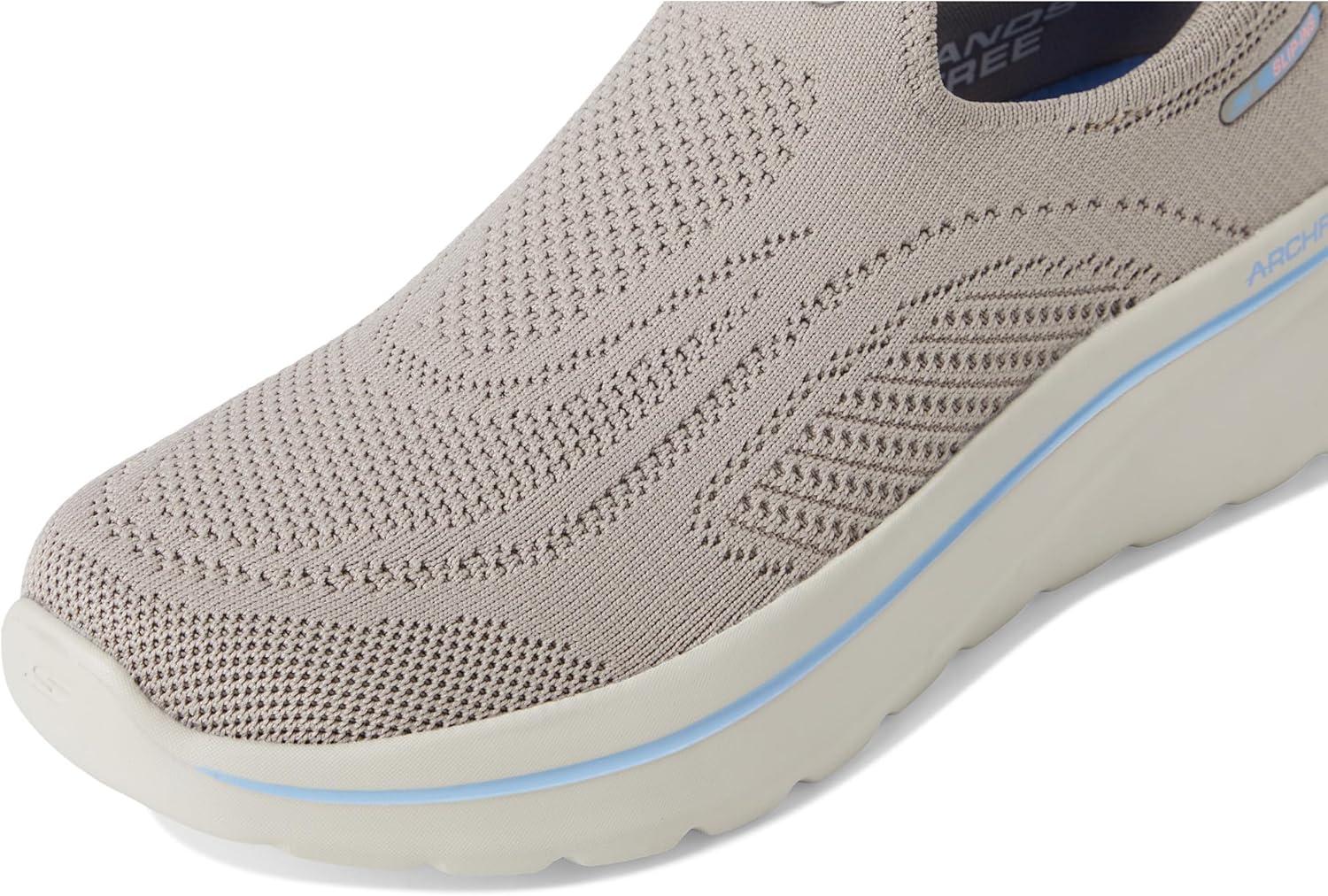 imageSkechers Womens Go Walk Arch Fit NJoy Arianne Hands Free Slipins SneakerTaupe