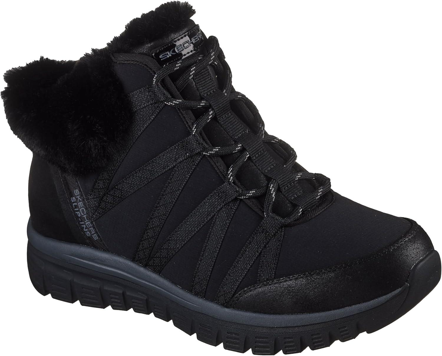 imageSkechers Womens GracefulHands Free Slipins Ankle BootBlackBlack
