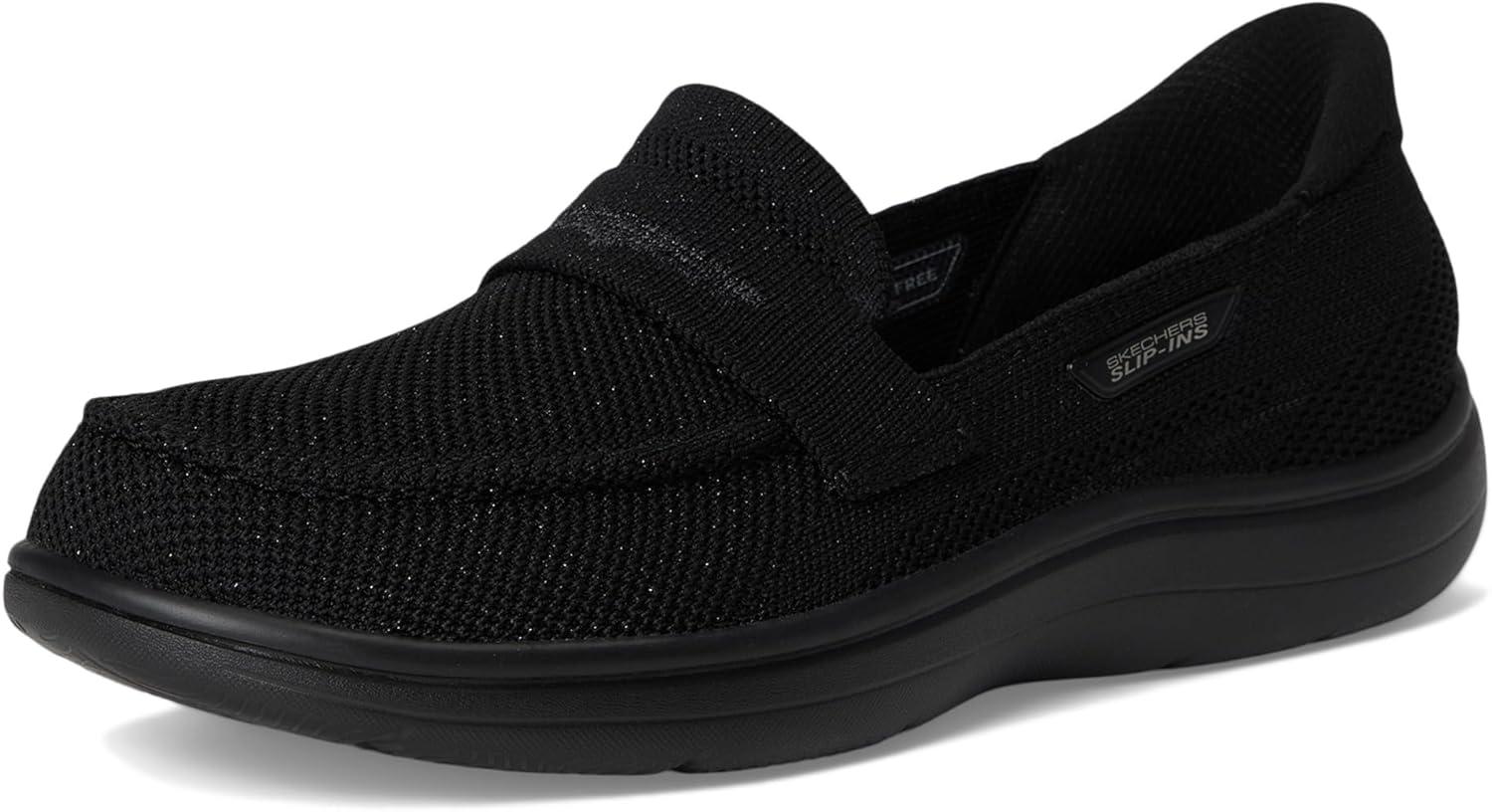 imageSkechers Womens OnThego Hands Free Slipins RadiantBonnie LoaferBlackBlack