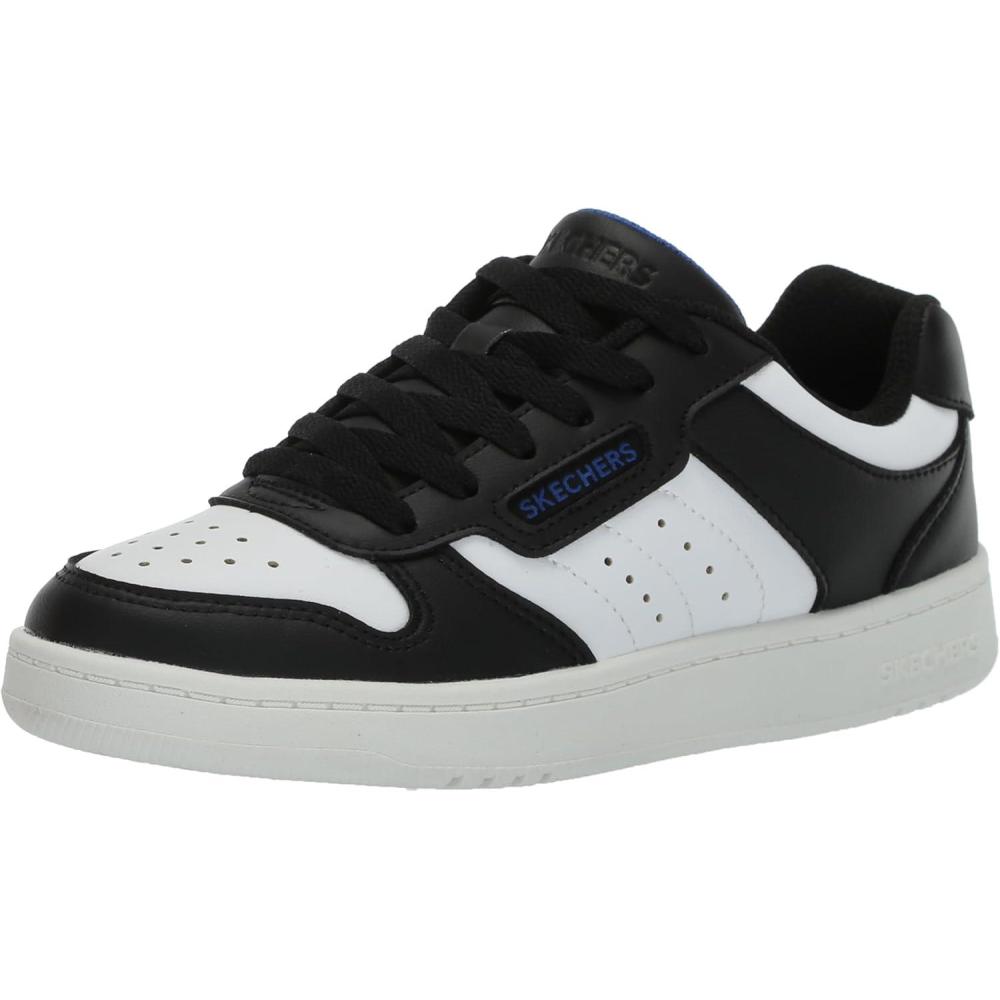 imageSkechers Boys Quick Street SneakerBlackWhite