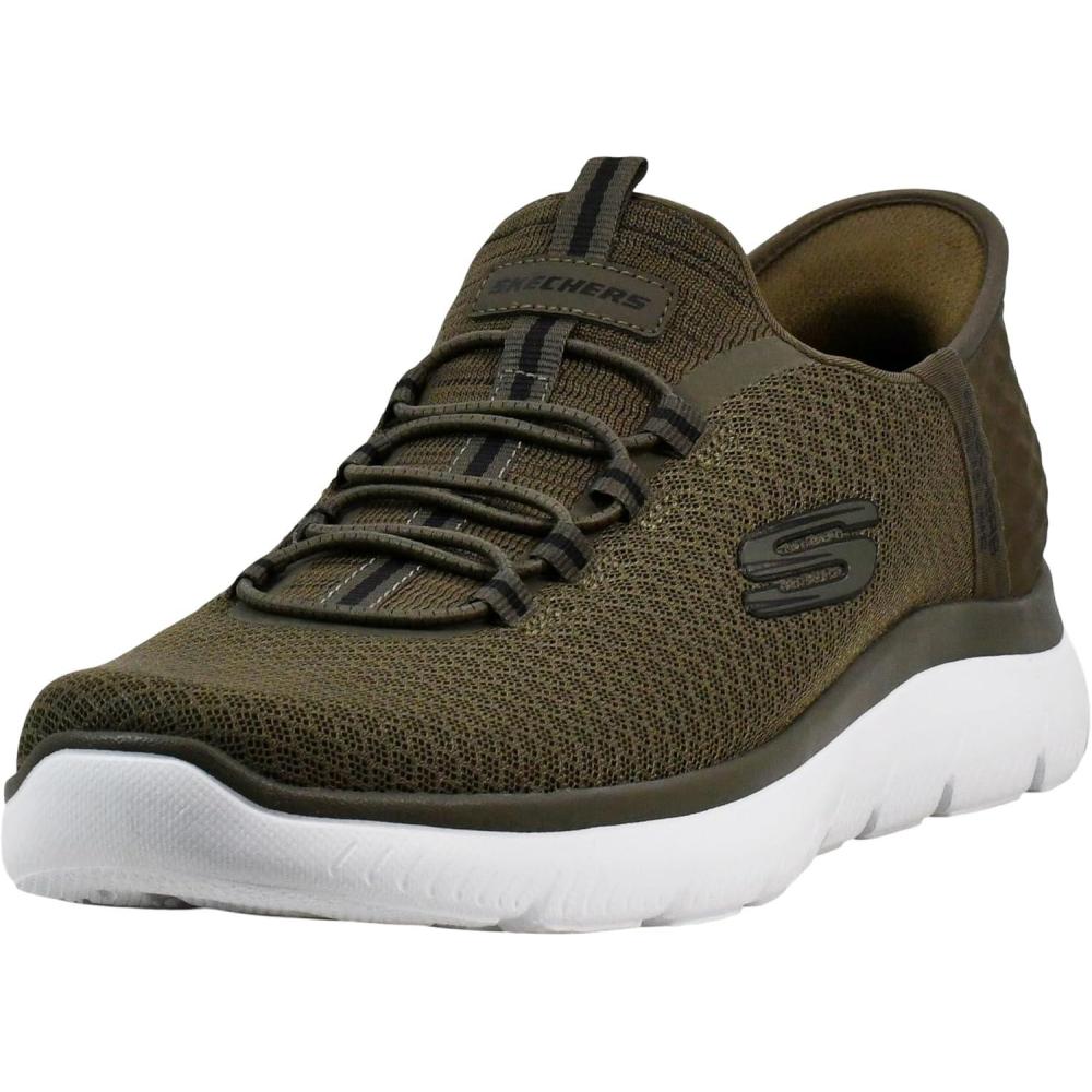 imageSkechers Mens Summits High Range Slipin SneakersOlive