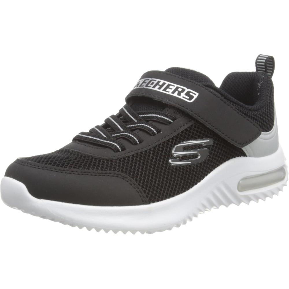 imageSkechers UnisexChild Boundertech SneakerBlackSilver