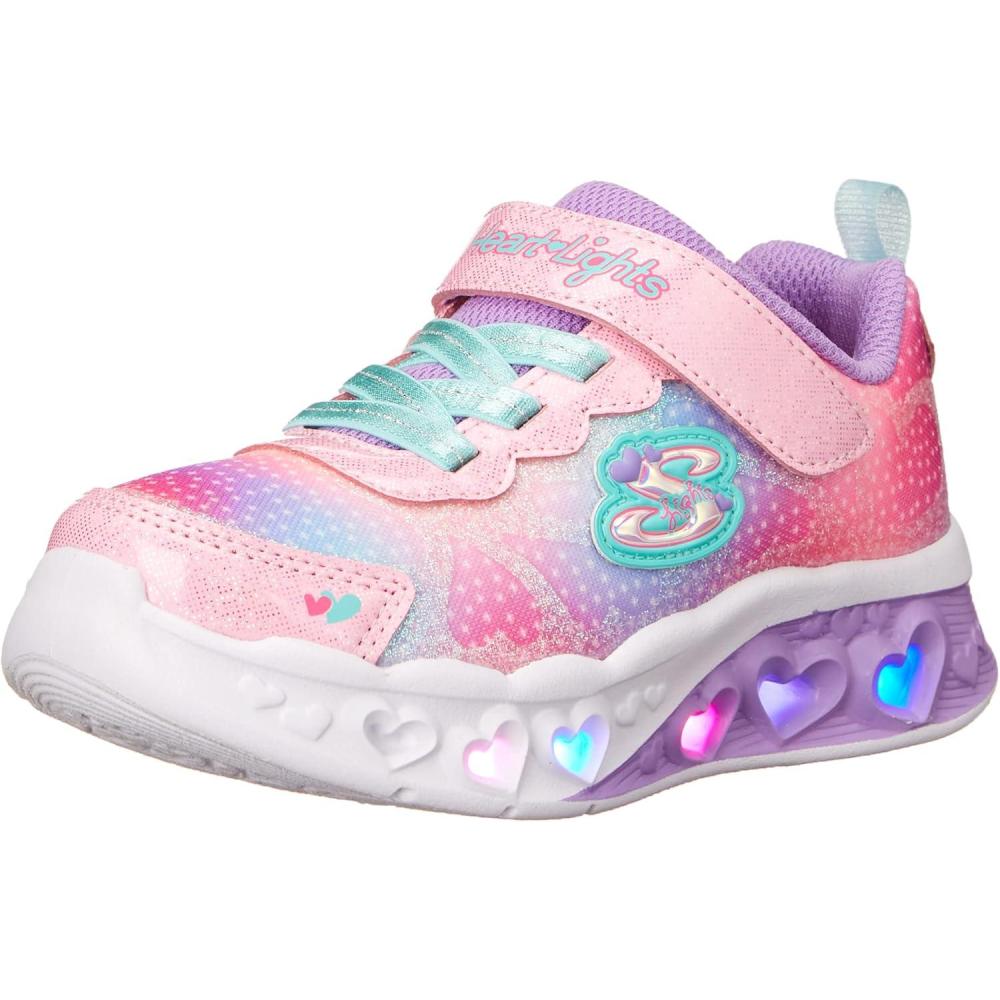 imageSkechers UnisexChild Flutter Heart Lights SneakerPinkMulti