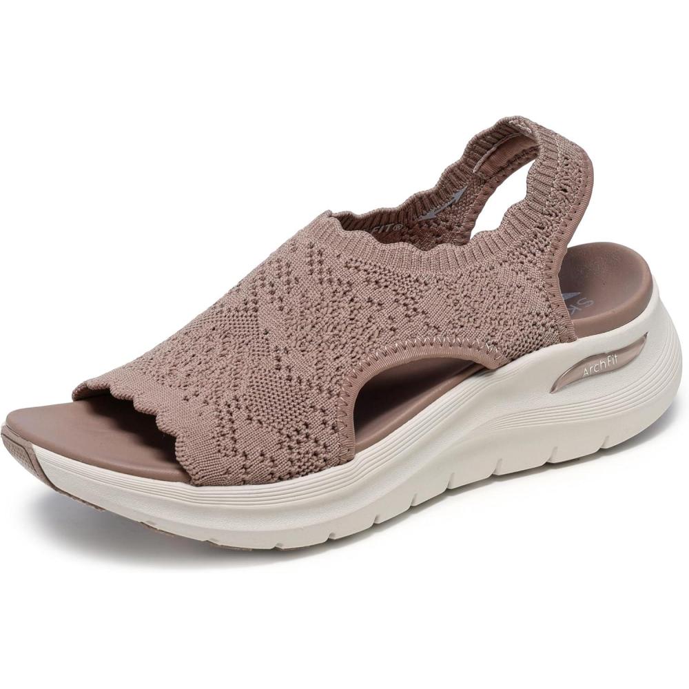 imageSkechers Womens Arch Fit 20Flawless Choice Sport SandalMocha