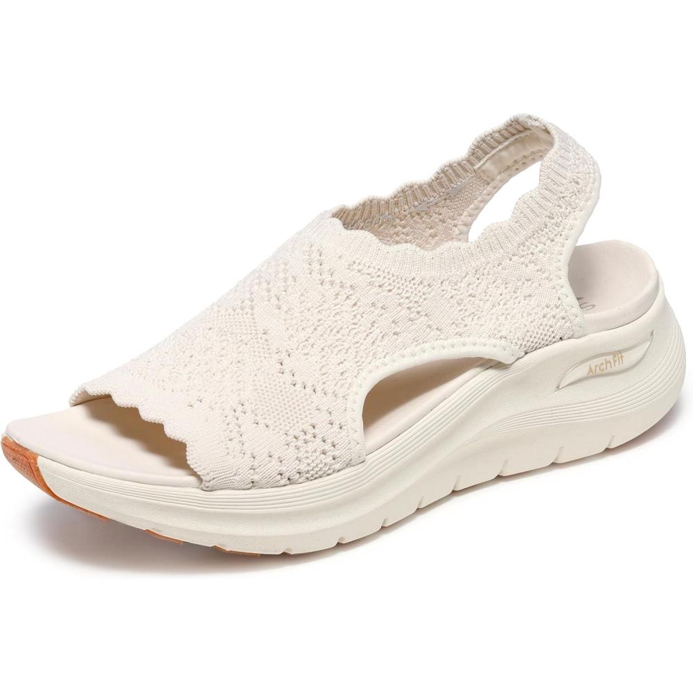 imageSkechers Womens Arch Fit 20Flawless Choice Sport SandalOffwhite
