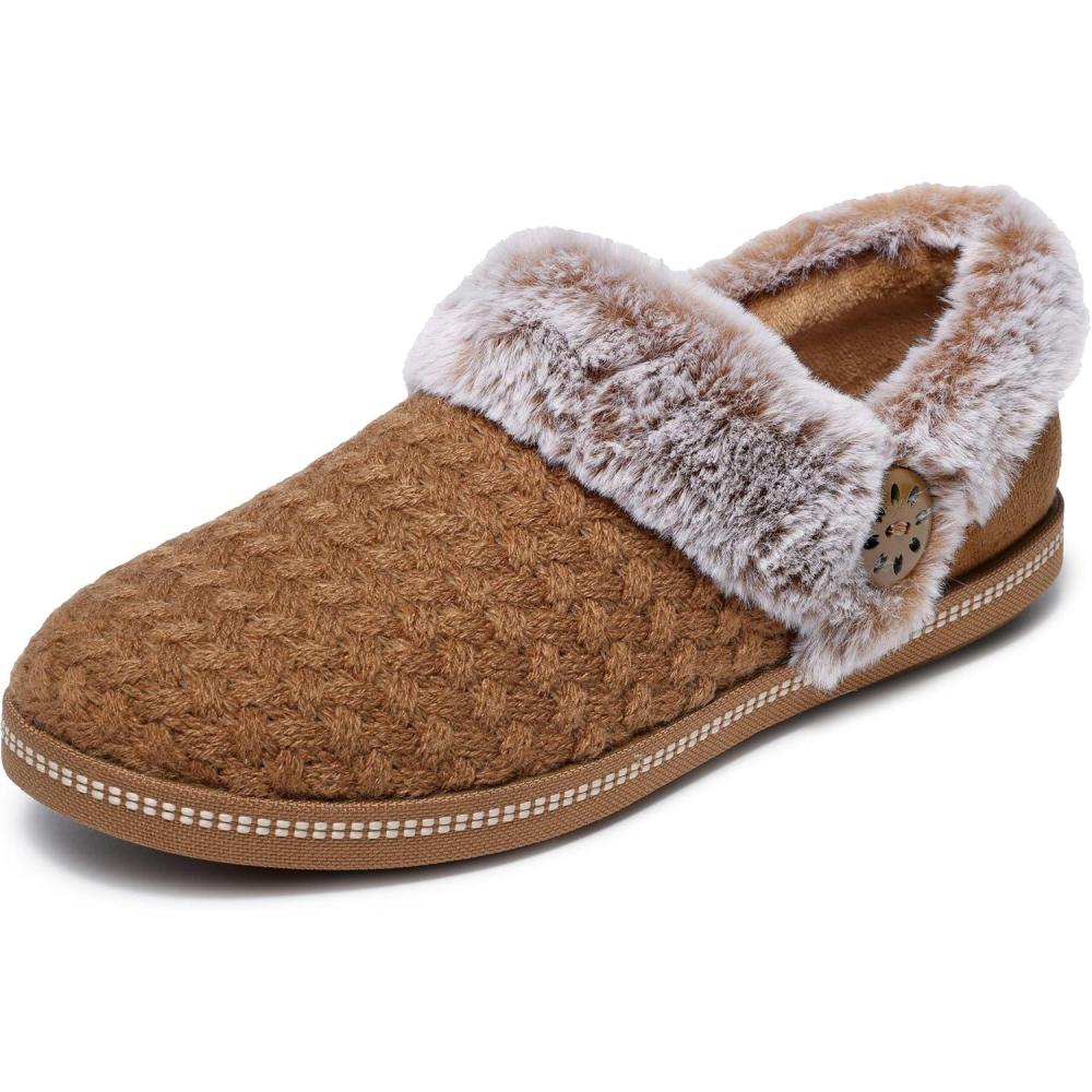 imageSkechers Womens Cozy CampfireFrosty Promise SlipperTan