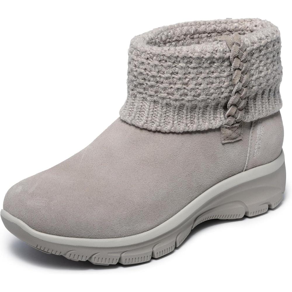 imageSkechers Womens Easy GoingCozy Lovin Hands Free Slipins Ankle BootTaupe