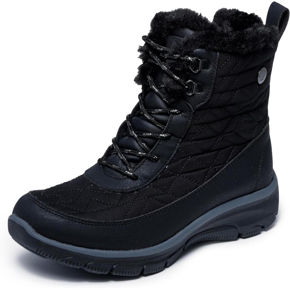 imageSkechers Womens Easy GoingFrostline Ankle BootBlackBlack