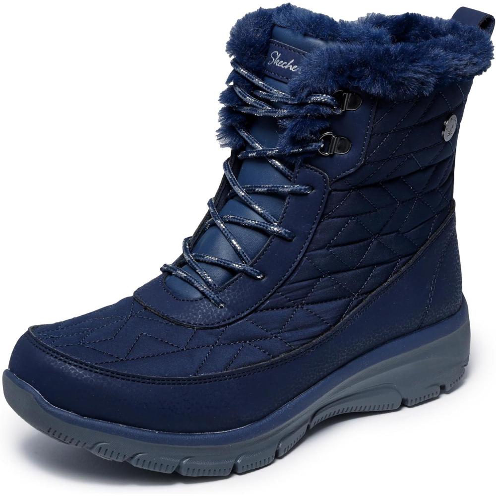 imageSkechers Womens Easy GoingFrostline Ankle BootNavy