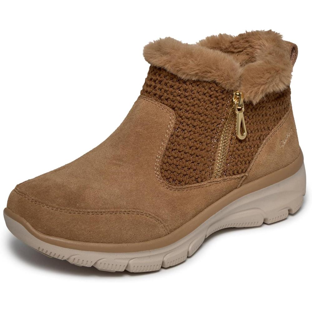 imageSkechers Womens Easy GoingGentle Fall Ankle BootChestnut