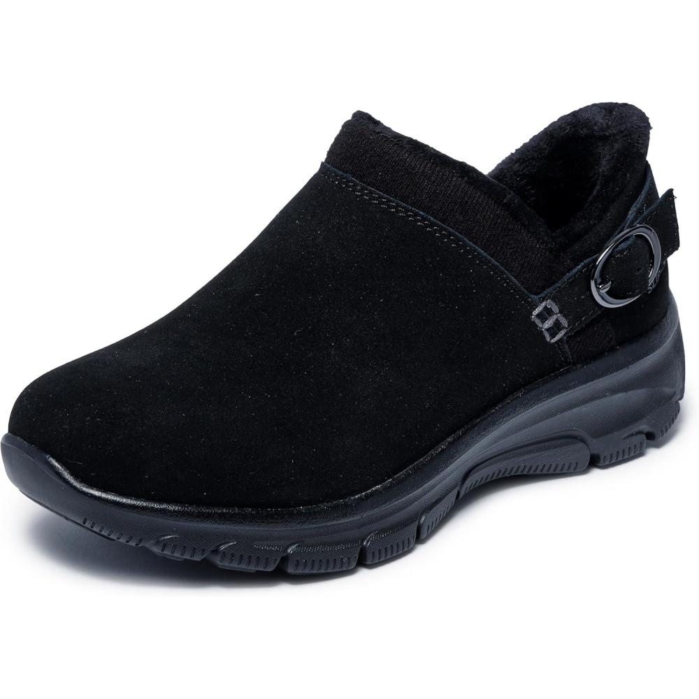 imageSkechers Womens Easy GoingModern Time Hands Free Slipins Ankle BootBlackBlack