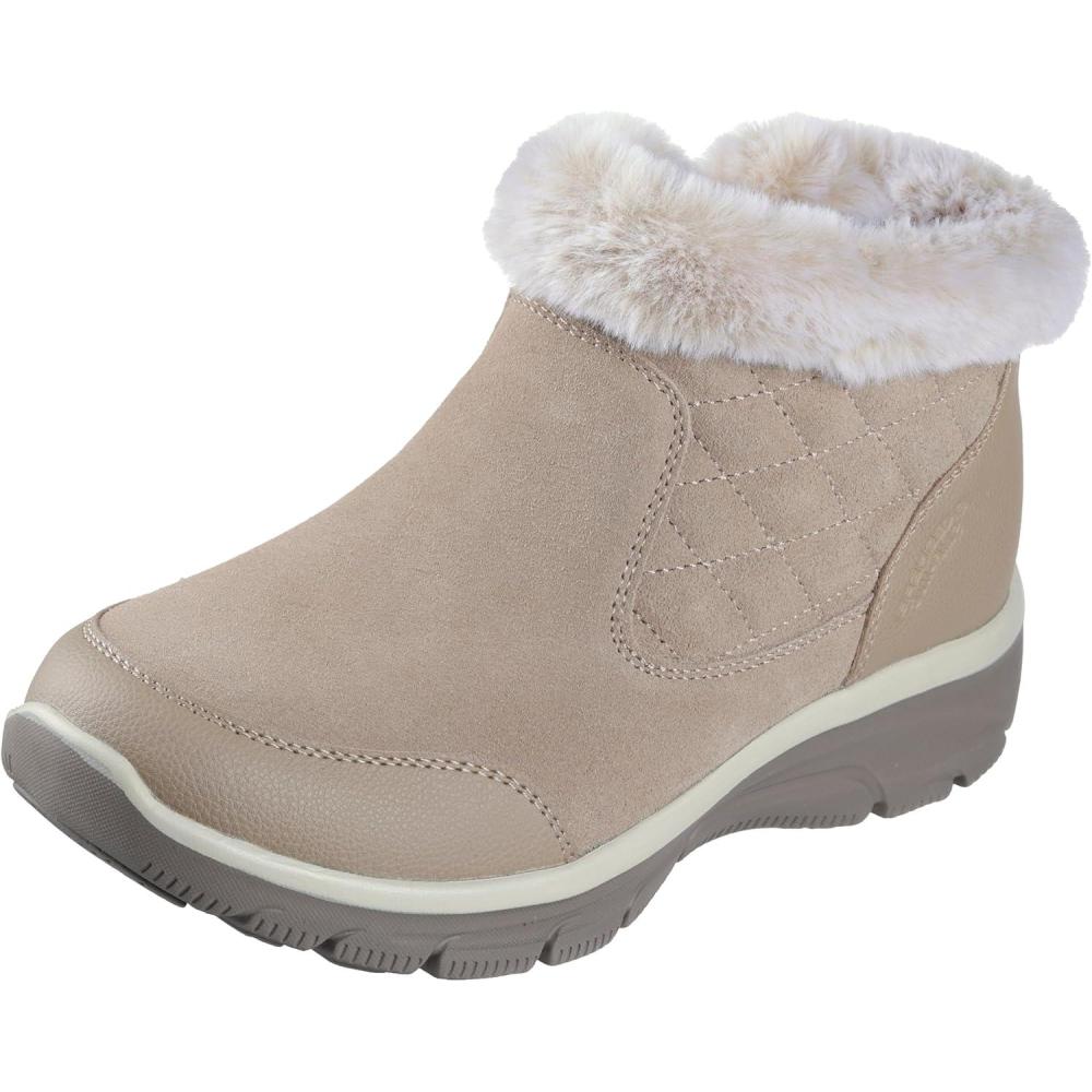 imageSkechers Womens Easy GoingSmall TownsHands Free Slipins Ankle BootDark Natural