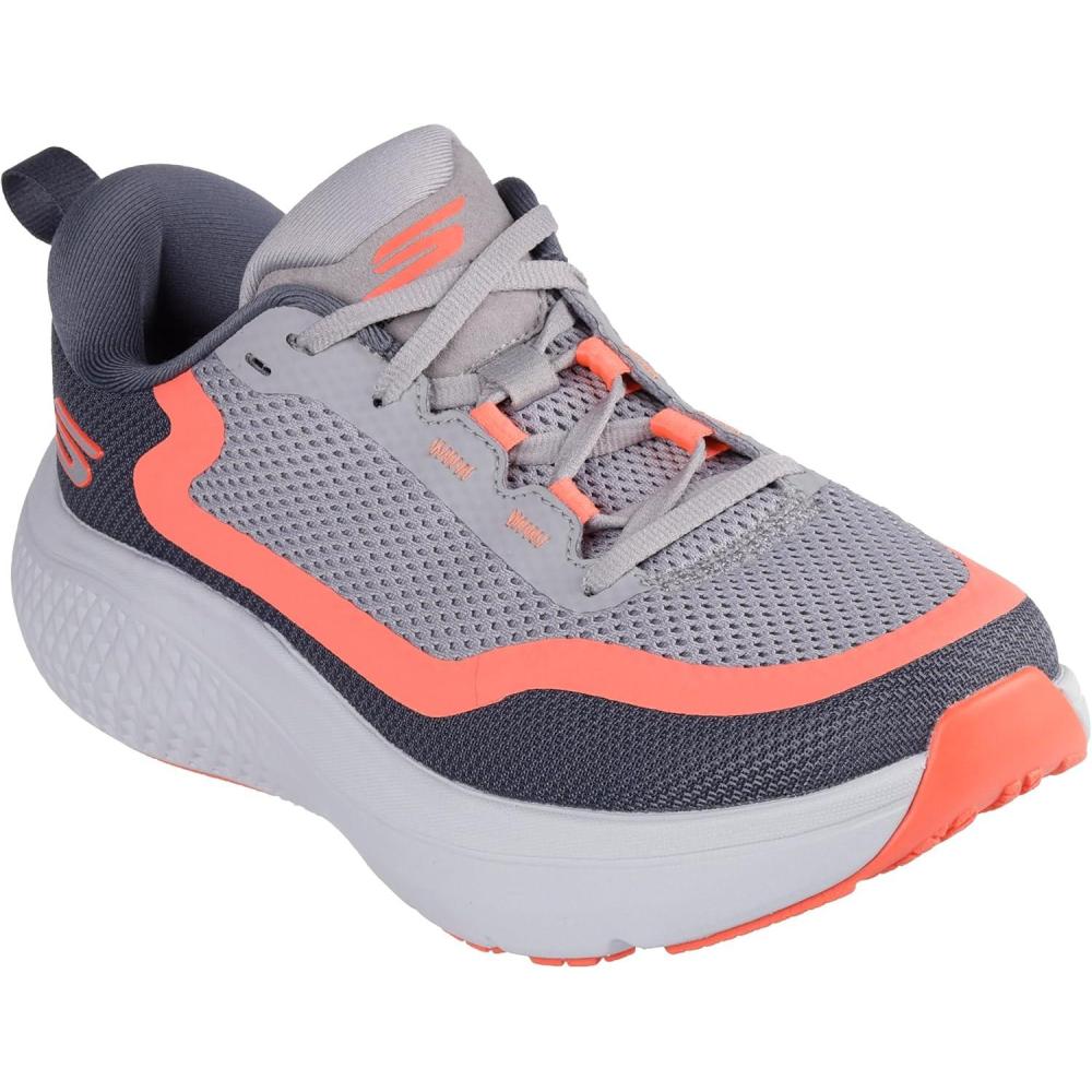 imageSkechers Womens Go Run Supersonic Max SneakerCharcoalCoral