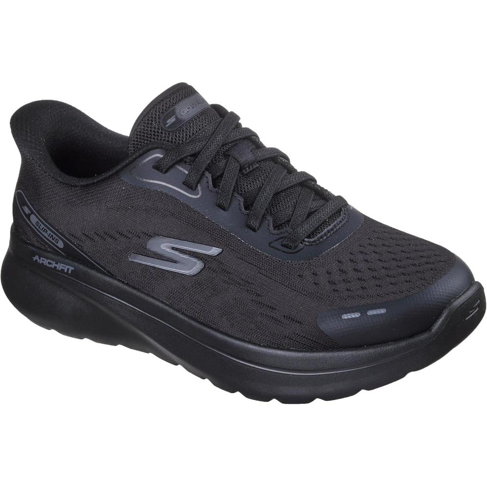 imageSkechers Womens Go Walk Arch Fit NJoy Emory Hands Free Slipins SneakerBlack