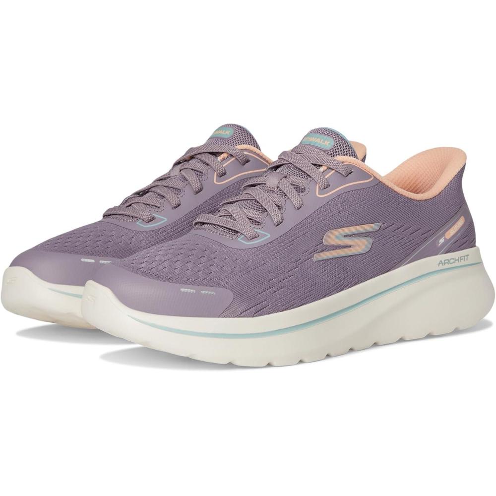 imageSkechers Womens Go Walk Arch Fit NJoy Emory Hands Free Slipins SneakerMauve