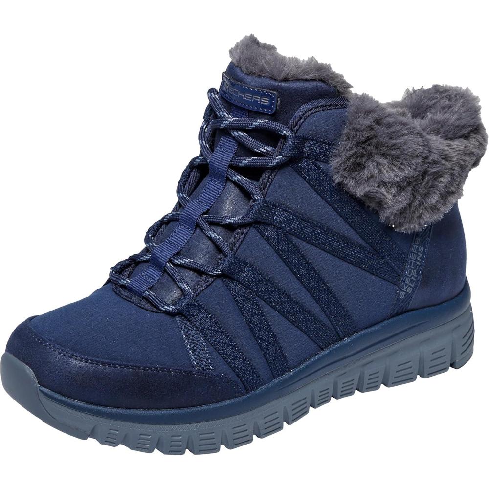 imageSkechers Womens GracefulHands Free Slipins Ankle BootNavy