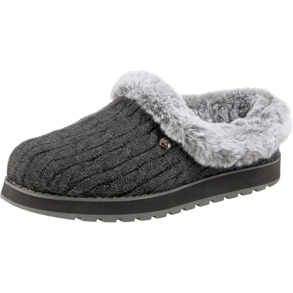 imageSkechers Womens Ice Angel SlipperCharcoal