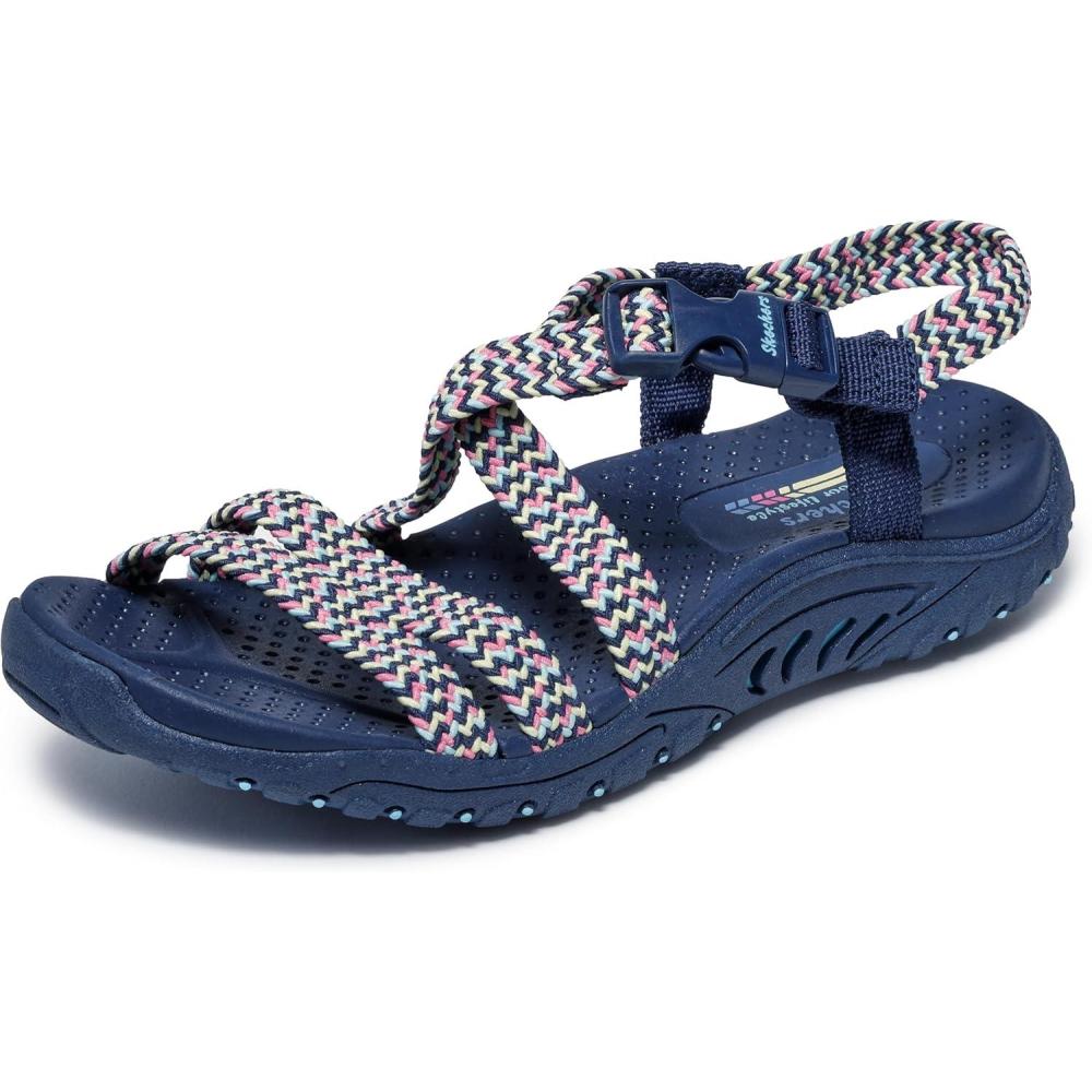 imageSkechers Womens ReggaeAdore You Sport SandalNavyMulti