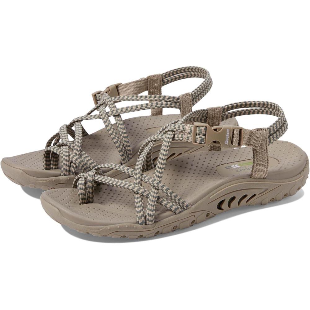imageSkechers Womens ReggaePerfect Duo Sport SandalTaupeOlive