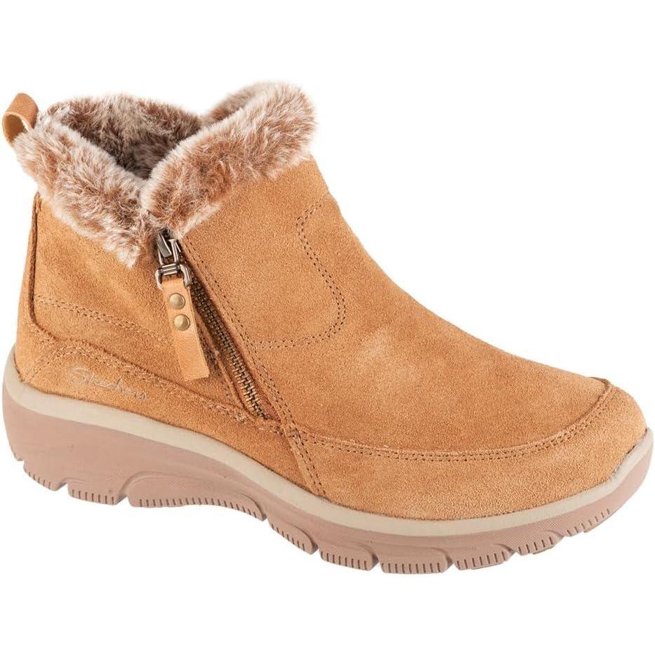 imageSkechers Womens Winter BootsTan Suede