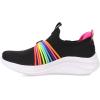 SKECHERS Girl’s Ultra Flex 3.0-Rainbow Speed Sneaker(Black/Multi)