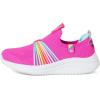 SKECHERS Girl’s Ultra Flex 3.0-Rainbow Speed Sneaker(Hot Pink/Multi)