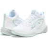 Skechers Men’s Basketball Skx League Sneaker(White/Light Blue)