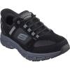 Skechers Men’s Oak Canyon Consistent Winne Hands Free Slip-in Sneaker(Black/Charcoal)