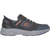 Skechers Men’s Oak Canyon Consistent Winne Hands Free Slip-in Sneaker(Gray/Orange)