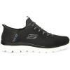Skechers Men’s Summits High Range Slip-in Sneakers(Black Mesh Trim)