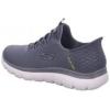 Skechers Men’s Summits High Range Slip-in Sneakers(Grey)