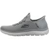 Skechers Men’s Summits High Range Slip-in Sneakers(Light Grey)