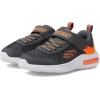 Skechers Unisex-Child Bounder-tech Sneaker(Charcoal/Orange)
