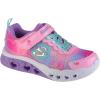 Skechers Unisex-Child Flutter Heart Lights Sneaker(Pink/Multi)