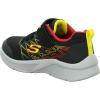 Skechers Unisex-Child Microspec-Texlor Sneaker(Black/Red)