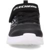Skechers Unisex-Child Microspec-Texlor Sneaker(Black/Silver)