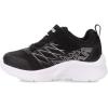 Skechers Unisex-Child Microspec-Texlor Sneaker(Black/Silver)