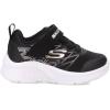 Skechers Unisex-Child Microspec-Texlor Sneaker(Black/Silver)