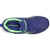 Skechers Unisex-Child Microspec-Texlor Sneaker(Navy/Lime)