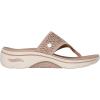 Skechers Women’s 3pt Wedge Flip-Flop(Taupe)