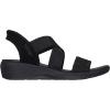 Skechers Women’s Arya-Very Demure Hands Free Slip-ins Wedge Sandal(Black/Black)