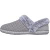 Skechers Women’s Cozy Campfire-Frosty Promise Slipper(Charcoal)