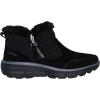 Skechers Women’s Easy Going-Cozy Inn Ankle Boot(Black/Black)