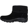 Skechers Women’s Easy Going-Cozy Lovin Hands Free Slip-ins Ankle Boot(Black/Black)