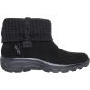 Skechers Women’s Easy Going-Cozy Lovin Hands Free Slip-ins Ankle Boot(Black/Black)