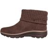 Skechers Women’s Easy Going-Cozy Lovin Hands Free Slip-ins Ankle Boot(Chocolate)