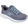 Skechers Womens Go Walk 8 Britt(Charcoal/Turquoise)